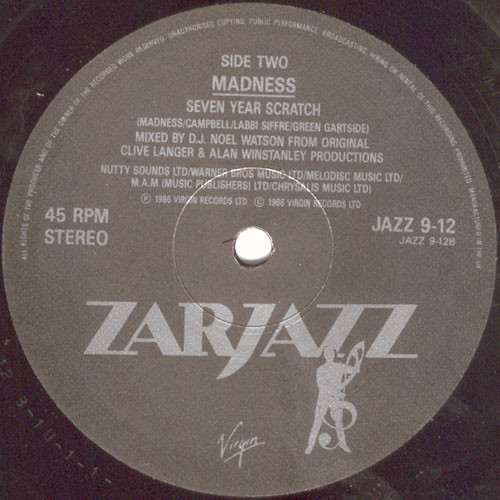 Madness - (Waiting For) The Ghost-Train | Zarjazz (JAZZ 9-12) - 4