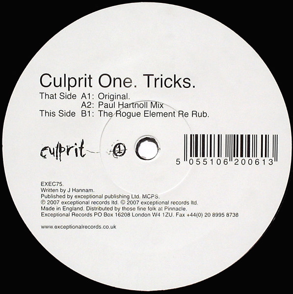 Culprit One - Tricks | Exceptional (EXEC 75) - main