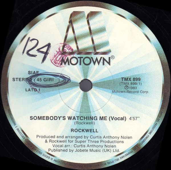 Rockwell - Somebody's Watching Me | Motown (TMX 899) - main