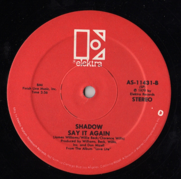 Shadow - I Need Love | Elektra (AS-11431)