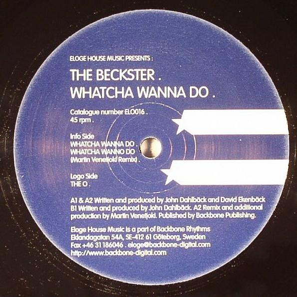 Beckster - Whatcha Wanna Do | Eloge House Music (ELO016)