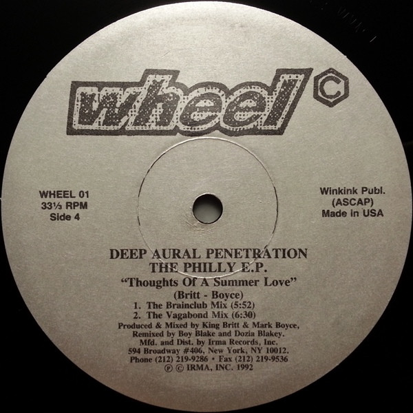 Deep Aural Penetration - The Philly E.P. | Wheel Records (WHEEL 01) - 4