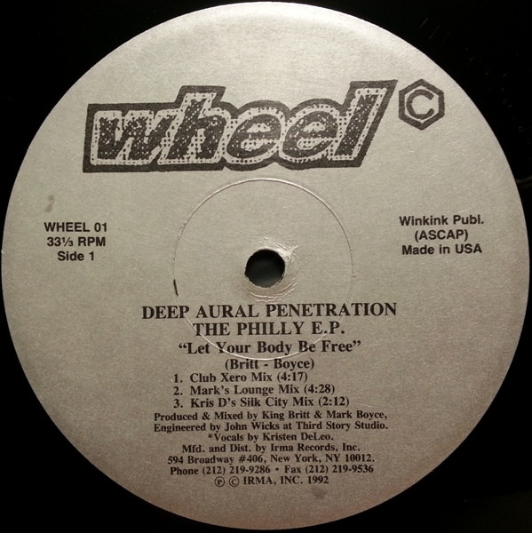 Deep Aural Penetration - The Philly E.P. | Wheel Records (WHEEL 01)