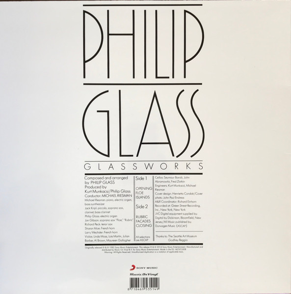 Philip Glass - Glassworks | Music On Vinyl (MOVCL008) - 4