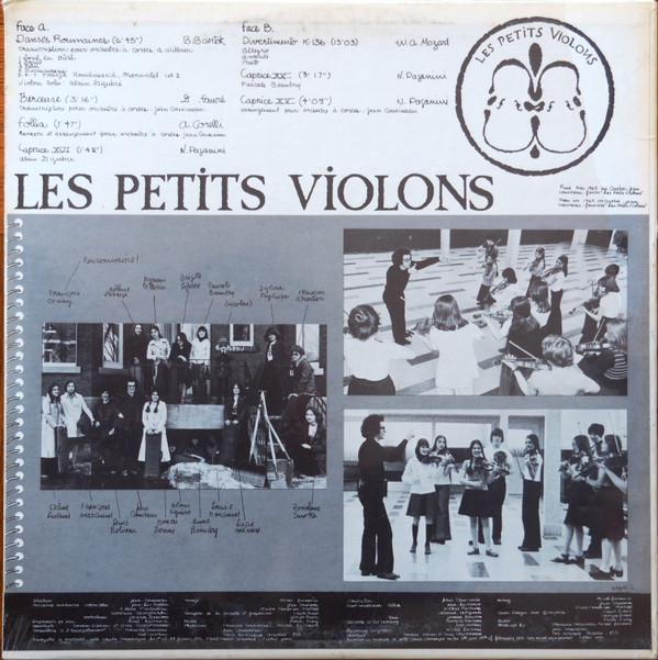 Les Petits Violons , Jean Cousineau - Les Petits Violons [Vinyl] | Airedale (LUL.501) - 2