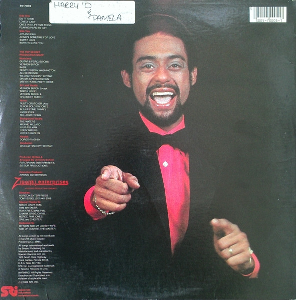 Vernon Burch - Playing Hard To Get | Spector Records International (SW 70005) - 2