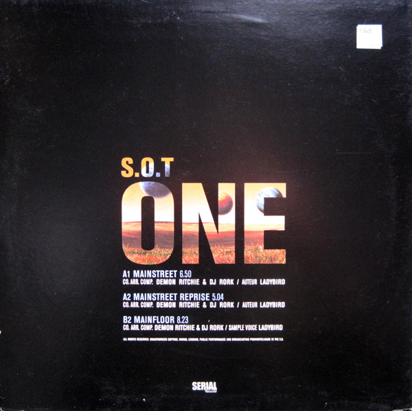 Soldiers Of Twilight - Main Street / S.O.T One | Serial Records (SER 017) - 2 Soldiers Of Twilight - Main Street / S.O.T One | Serial Records (SER 017) - 2