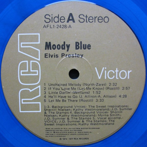 Elvis Presley - Moody Blue | RCA Victor (AFL1-2428) - 3