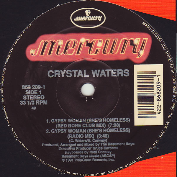 Crystal Waters - Gypsy Woman (She's Homeless) | Mercury (868 209-1) - 2 Crystal Waters - Gypsy Woman (She's Homeless) | Mercury (868 209-1) - 2