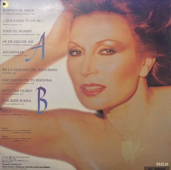 Rocio Jurado - Suspiro De Amor | RCA Victor (PL 35540) - 2 Rocio Jurado - Suspiro De Amor | RCA Victor (PL 35540) - 2