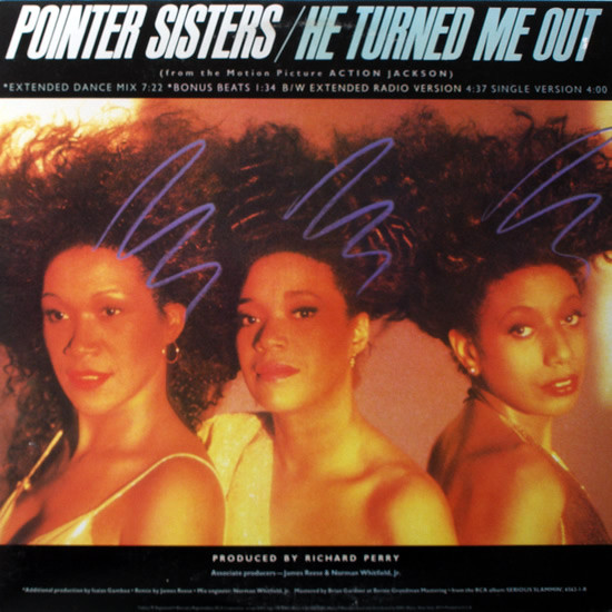 Pointer Sisters - He Turned Me Out | RCA Victor (6865-1-RD)