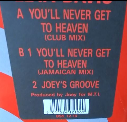 Leta Davis - You'll Never Get To Heaven | Bass Records (BSS 12-10) - 3