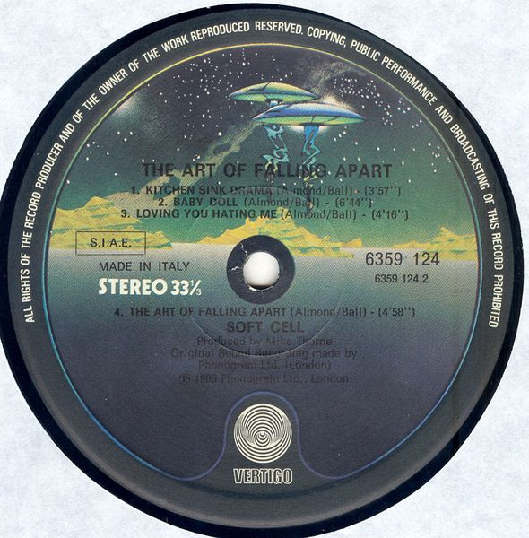 Soft Cell - The Art Of Falling Apart | Vertigo (6359 124) - 4