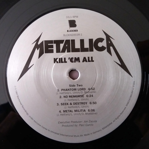 Metallica - Kill 'Em All | Blackened (00602547885289) - 3