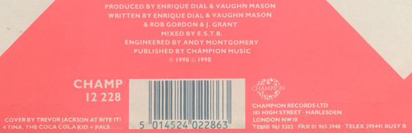 Raze Featuring Lady J & The Secretary Of Entertainment - All 4 Love (Break 4 Love 1990) | Champion (CHAMP 12-228) - 5