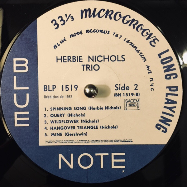 Herbie Nichols Trio - Herbie Nichols Trio | Blue Note (BLP 1519) - 4