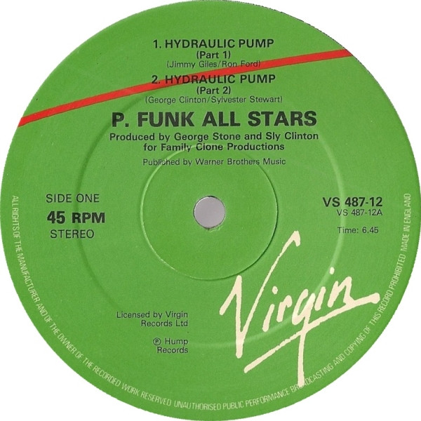 P-Funk All Stars - Hydraulic Pump | Virgin (VS 487-12) - 3