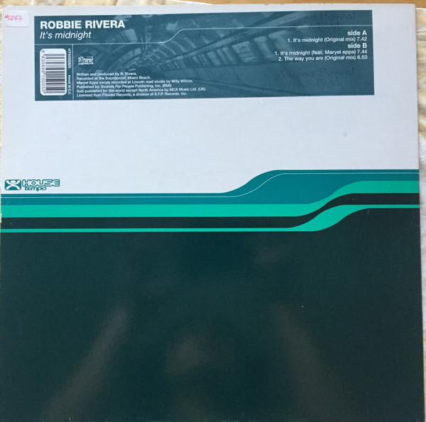 Robbie Rivera - It's Midnight | House Tempo (HT5005MX)