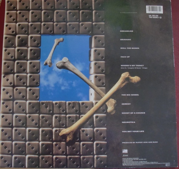 Rush - Roll The Bones | Atlantic (7567-82293-1) - 2