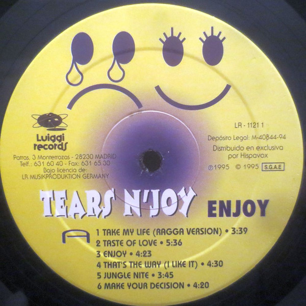 Tears N' Joy - Enjoy | Luiggi Records (LR - 1121 1) - 3