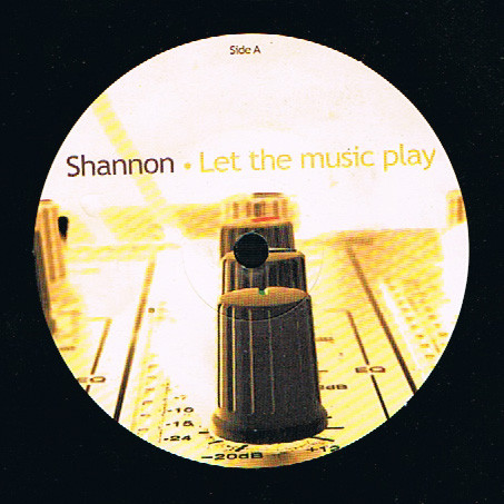 Shannon - Let The Music Play | Vocal Bizz Recordings (VBZZ 118-12) - 2