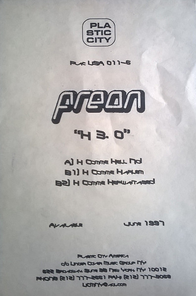 Freon - H 3.0 | Plastic City America (Plac USA 011-6) - 2