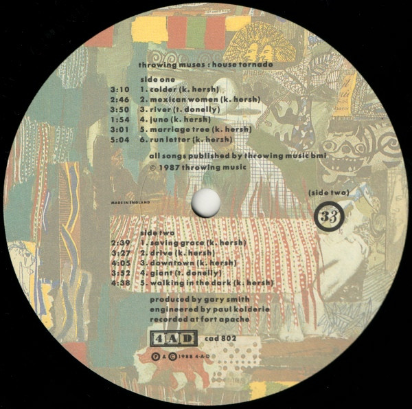 Throwing Muses - House Tornado | 4AD (cad 802) - 4