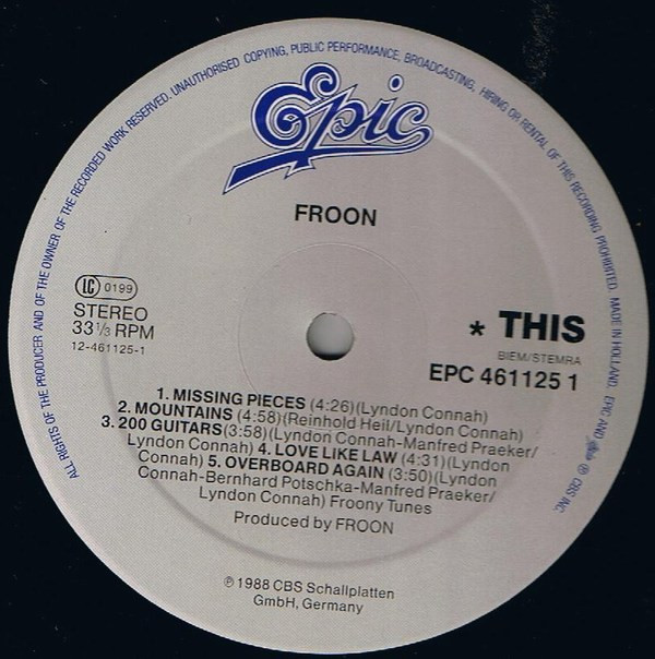 Froon - Froon | Epic (EPC 461125 1) - 2 Froon - Froon | Epic (EPC 461125 1) - 2