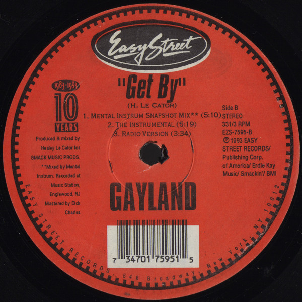 Gayland - Get By | Easy Street Records (EZS-7595) - 2