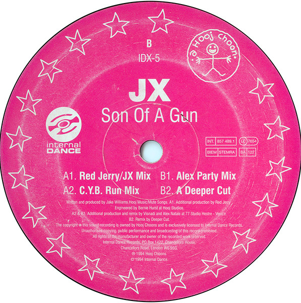 JX - Son Of A Gun | Internal Dance (IDX-5) - 4
