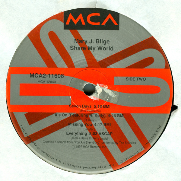 Mary J. Blige - Share My World | MCA Records (MCA2-11606) - 4