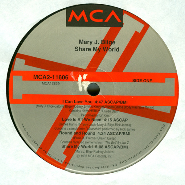 Mary J. Blige - Share My World | MCA Records (MCA2-11606) - 3