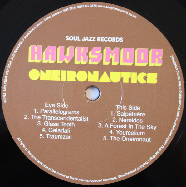 HAWKSMOOR - Oneironautics | Soul Jazz Records (SJRLP554) - 4