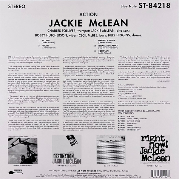 Jackie McLean - Action | Blue Note (602445852260) - 4