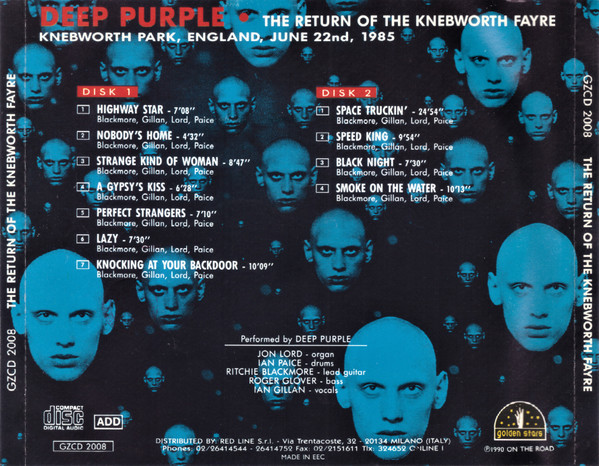 Deep Purple - The Return Of The Knebworth Fayre | Golden Stars (GZCD 2008) - 2 Deep Purple - The Return Of The Knebworth Fayre | Golden Stars (GZCD 2008) - 2