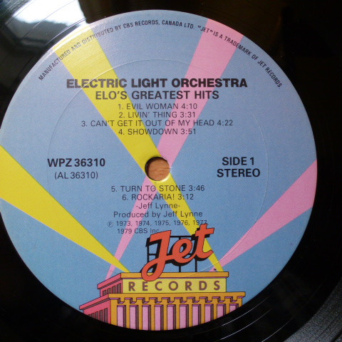 Electric Light Orchestra - ELO's Greatest Hits | Jet Records (WPZ 36310) - 3