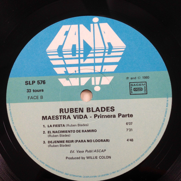 Ruben Blades - Maestra Vida Primera Parte | Fania Records (JM576) - 4
