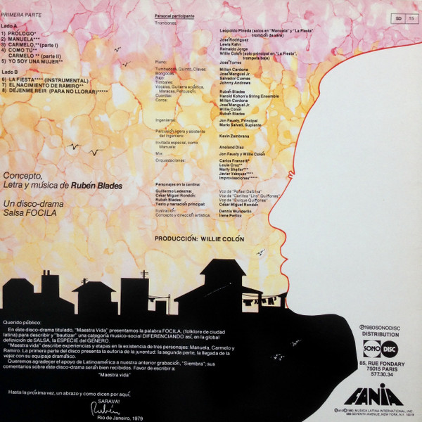 Ruben Blades - Maestra Vida Primera Parte | Fania Records (JM576) - 2