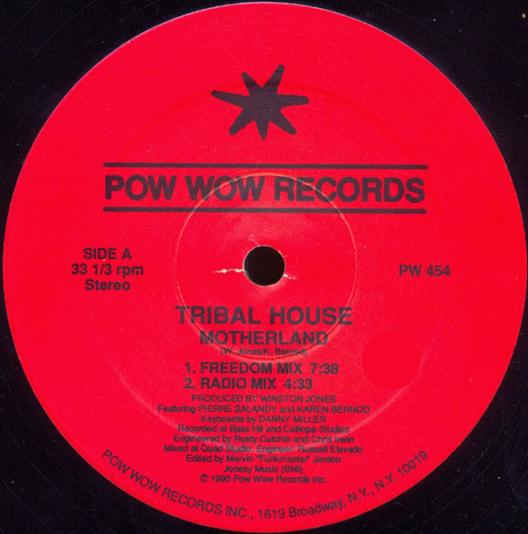 Tribal House - Motherland | Pow Wow Records (PW 454) - main