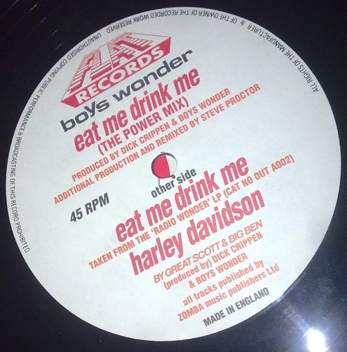 Boys Wonder - Eat Me Drink Me | Flat Records (OUT TS001) - 3 Boys Wonder - Eat Me Drink Me | Flat Records (OUT TS001) - 3
