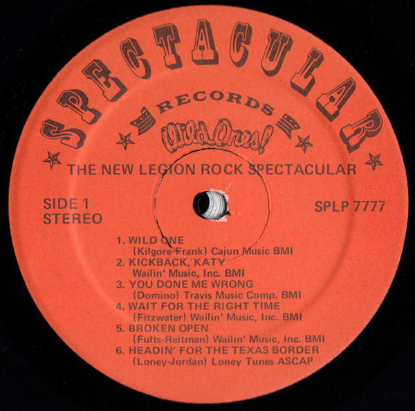 The New Legion Rock Spectacular - Wild Ones! | Spectacular Records (SPLP 7777) - 3 The New Legion Rock Spectacular - Wild Ones! | Spectacular Records (SPLP 7777) - 3