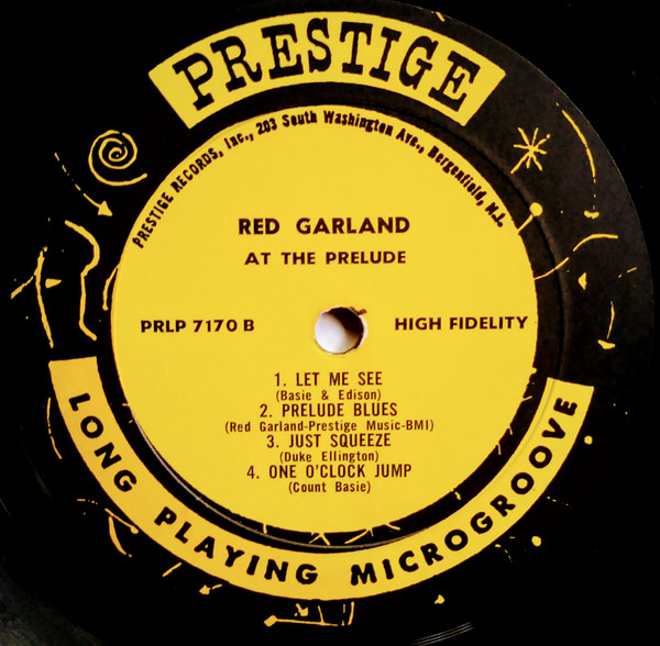 Red Garland - Red Garland At The Prelude | Prestige (7170) - 3