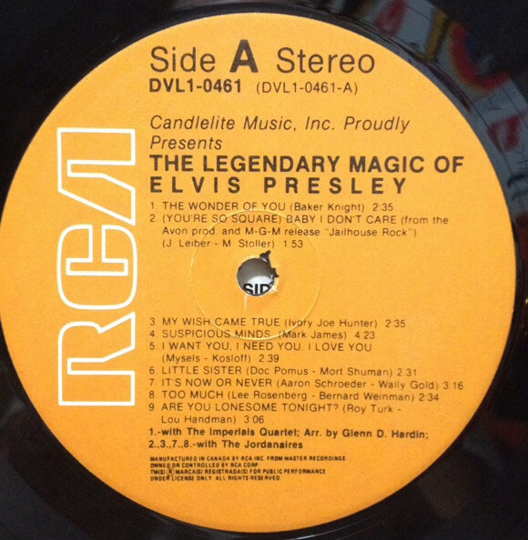 Elvis Presley - The Legendary Magic Of Elvis Presley [Vinyl] | RCA (DVL1-0461) - 3