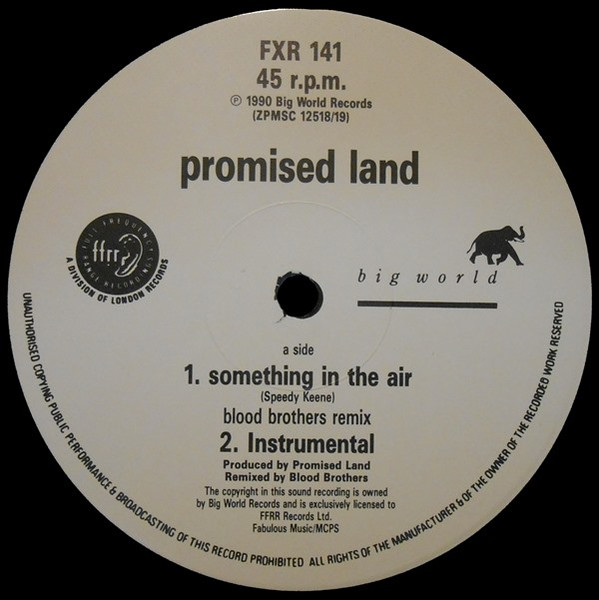 Promised Land - Something In The Air (Remix) | FFRR (FXR 141) - 3
