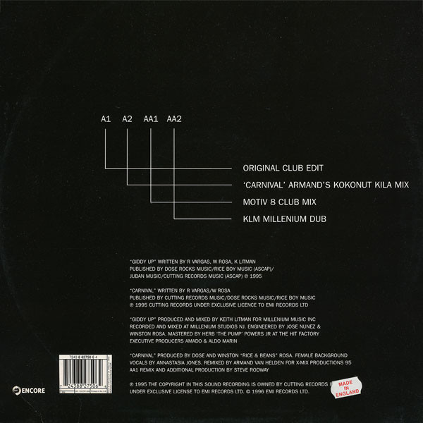 2 In A Room - Giddy Up | Encore (12COR 008) - 4