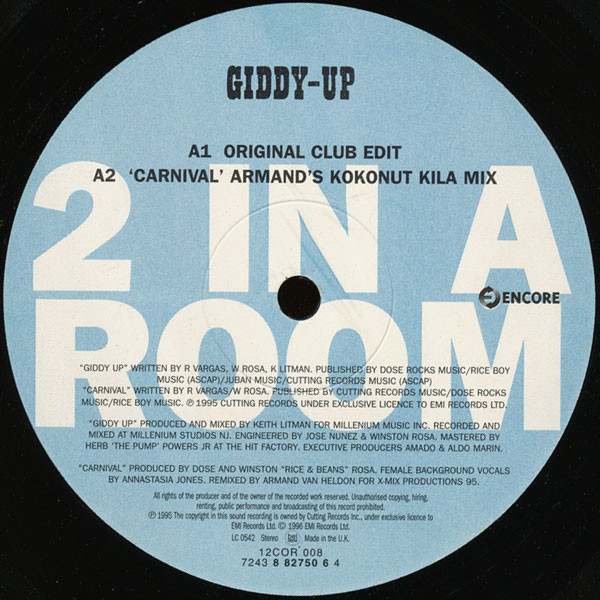 2 In A Room - Giddy Up | Encore (12COR 008) - 2