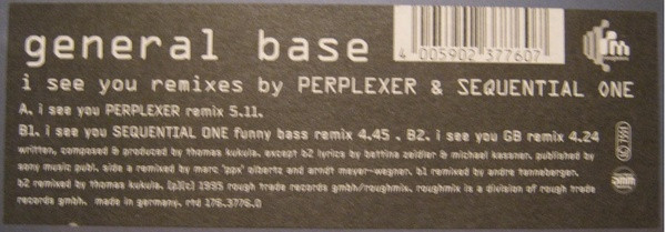 General Base - I See You (Remixes) | Roughmix (rtd 176.3776.0) - 2