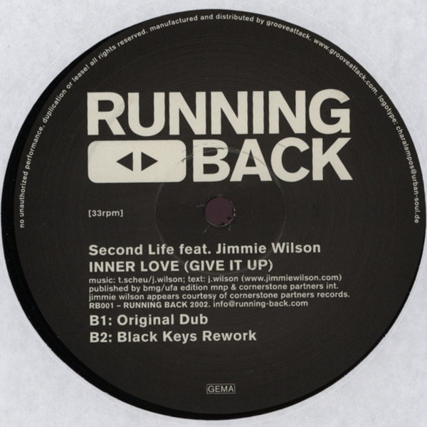 Second Life - Inner Love (Give It Up) | Running Back (RB001) - 2 Second Life - Inner Love (Give It Up) | Running Back (RB001) - 2