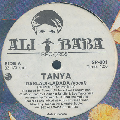 Tanya - Darladi-Ladada | Ali Baba Records (SP-001)