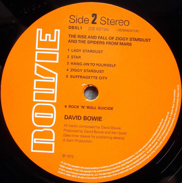 David Bowie - The Rise And Fall Of Ziggy Stardust And The Spiders From Mars | Parlophone (DB69734) - 4